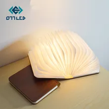 Big Size Creative Wood Foldable Pages Led Book Shape Colorful Night Light USB Rechargeable Reading Desk Lamp for Home Decor Gift Big Size Creative Wood Foldable Pages Led Book Shape Colorful Night Light USB Rechargeable Reading Desk Lamp for Home Decor Gift