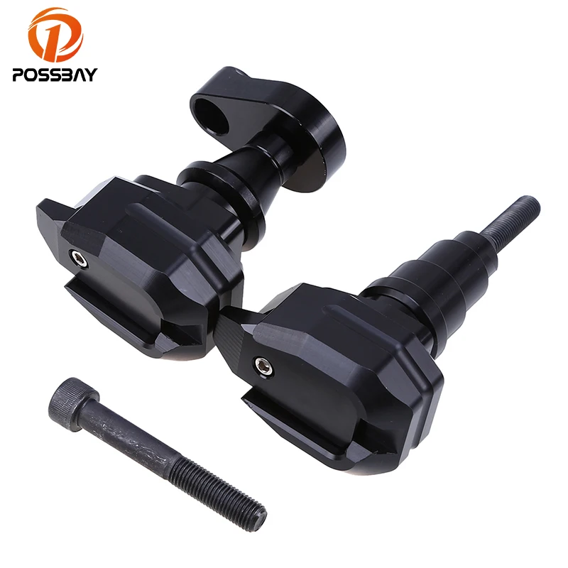 

POSSBAY Anti Crash Left&Right CNC Motorcycle Frame Sliders fit for Kawasaki ZX6R 636 2007-2008 Motorbike Falling Protections