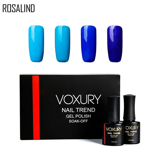 Buy Clearance Discount ROSALIND VOXURY Series 10ml 4Pcs/lot Nail Gel Polish
