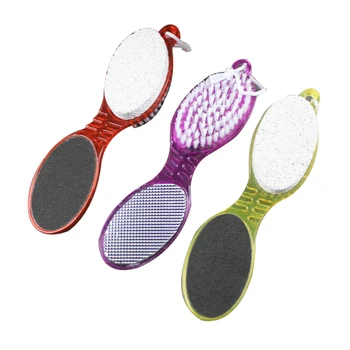 

JETTING Two sides Clean dust dead skin 4in1 Foot Pumice Grind Feet Stone Scrubber Care Callus Brush Pedicure Exfoliate Remover