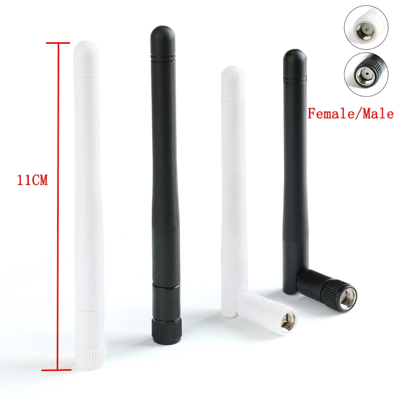 2,4 GHz 3dBi Omni wifi антенна с RP SMA Штекерный разъем для беспроводного маршрутизатора цена антенна Wi-Fi