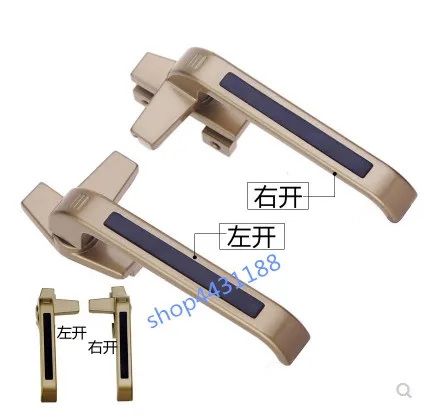 

2pcs/set zinc alloy sliding window door handle lock window handle thickening solid a variety of colors optional L = 130mm