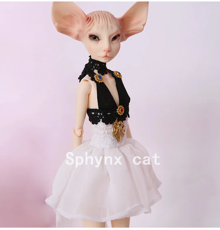 OUENEIFS Sphynx cat BJD SD кукла 1/4 модель тела для мальчиков и девочек Игрушки Высокое качество фигурки магазин бесплатные глаза смола подарок на Рождество