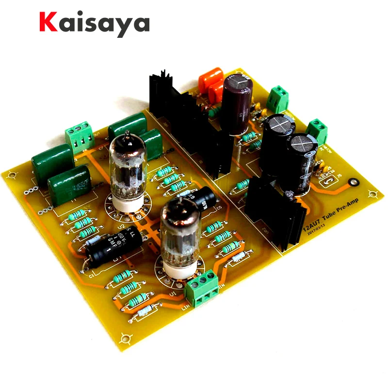 

New 12AU7 ECC82 AC180V-250V tube HIFI Audio preamp preamplifier amplifier Board DIY kit C5-007