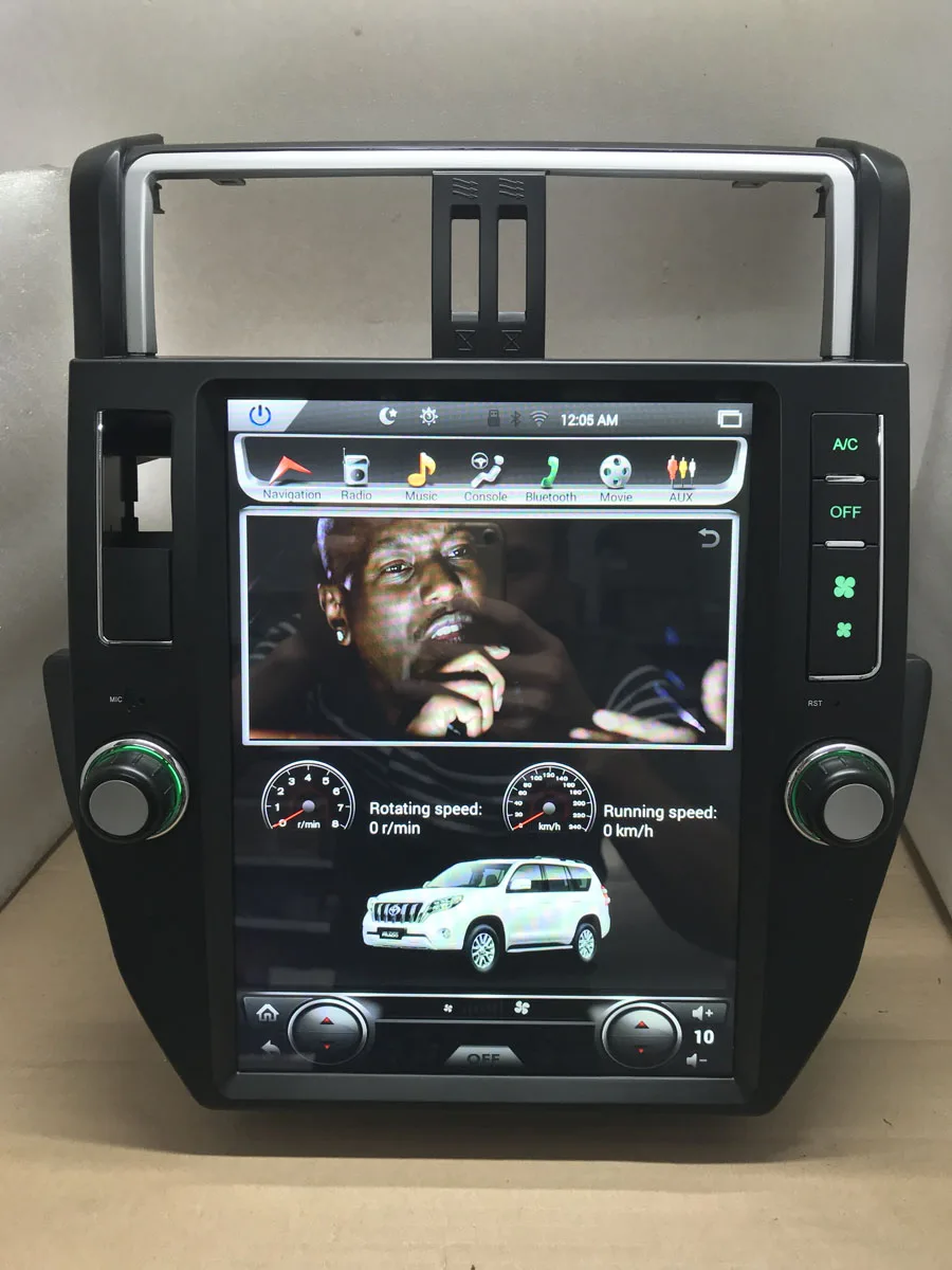 Чистый Android 7.1.1 четырехъядерный 2 Гб RAM автомобильный DVD для TOYOTA Land Cruiser prado 150 1024*600