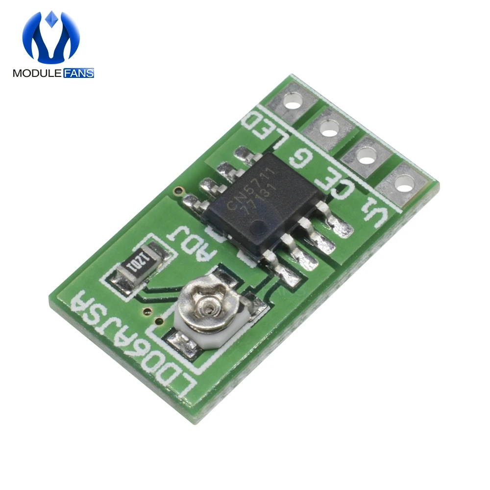 

DC 3.3V 3.7V 5V LED Driver 30-1500MA Constant Current Adjustable Module PWM Control Board For USB LED flashlight 18650 Li-ion