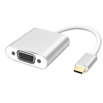 

VGA Adapter USB Type-C To VGA Adapter Cable Supports 1080P Male To Female Converter For Macbook Laptop TV Display Projector