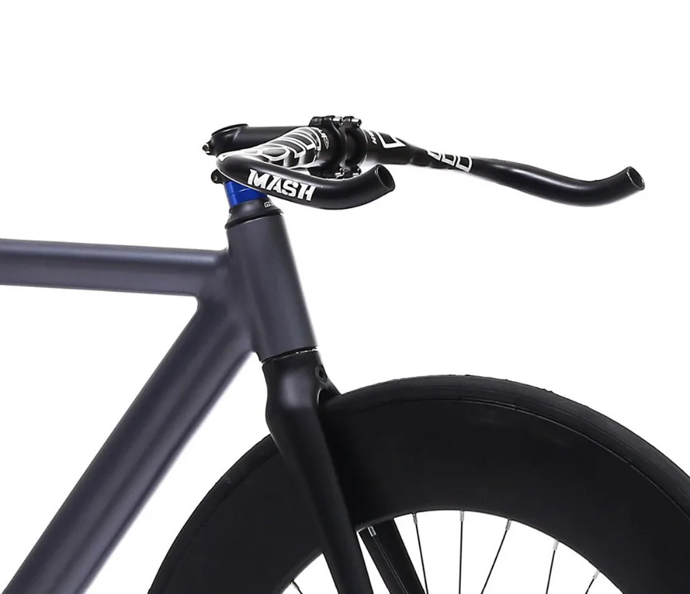 Top Fixed Gear Bike 54cm single speed bike Smooth Welding frame DIY color Aluminum alloy Customize Track Bicycle 700C wheel 5