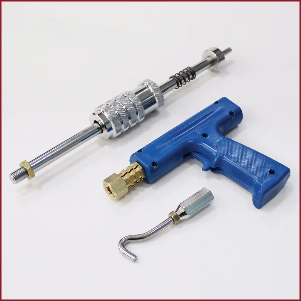 

dent removal car body repair tools hand working bodywork auto spot welding dent puller kit stud welder shrinking gun hammer set