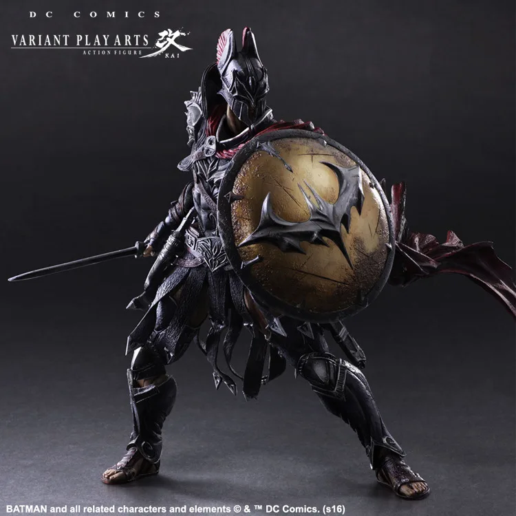 Play Arts Kai Batman 1/6 Масштаб Окрашенные фигуры Variant Ver. Вечная спартанская ПВХ Фигурки Коллекционная модель игрушки