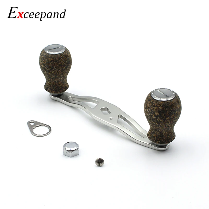 

Exceepand Round Rubber Cork Knobs Super Power Fishing Reel Handle for Abu Garcia Daiwa Low Profile Baitcasting Reel Grips