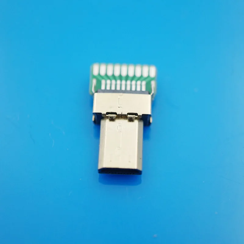 100 шт./лот мини HDMI разъем пайки печатной платы D Тип Железный корпус микро HDMI разъемы