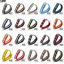 18 20 22 24 мм Черный Серый Армейский спортивный натовский тканевый нейлоновый ремешок для часов аксессуары ремешки с пряжкой для 007 James bond ремешок для часов