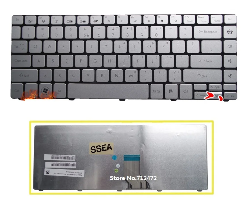 SSEA Новая Клавиатура США для шлюза ID49 ID49C13u ID49C14u ID43A03c ID43A06c ID43A08c ID49C04u ID49C07u |