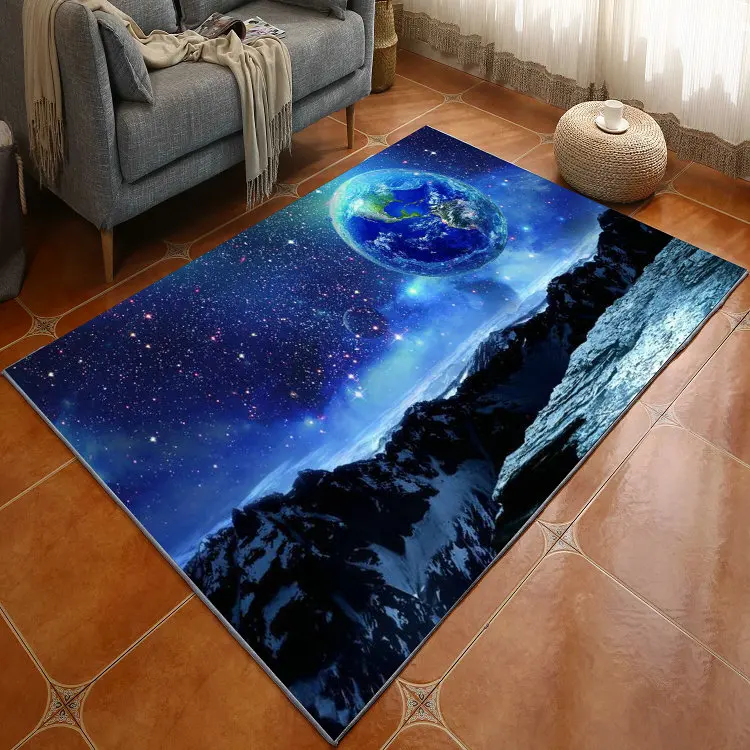 3D Dream Universe Galaxy Space ковры для гостиной спальни коврики для детской комнаты декор мягкий ковер детские коврики для ползания детские подарки - Цвет: 3