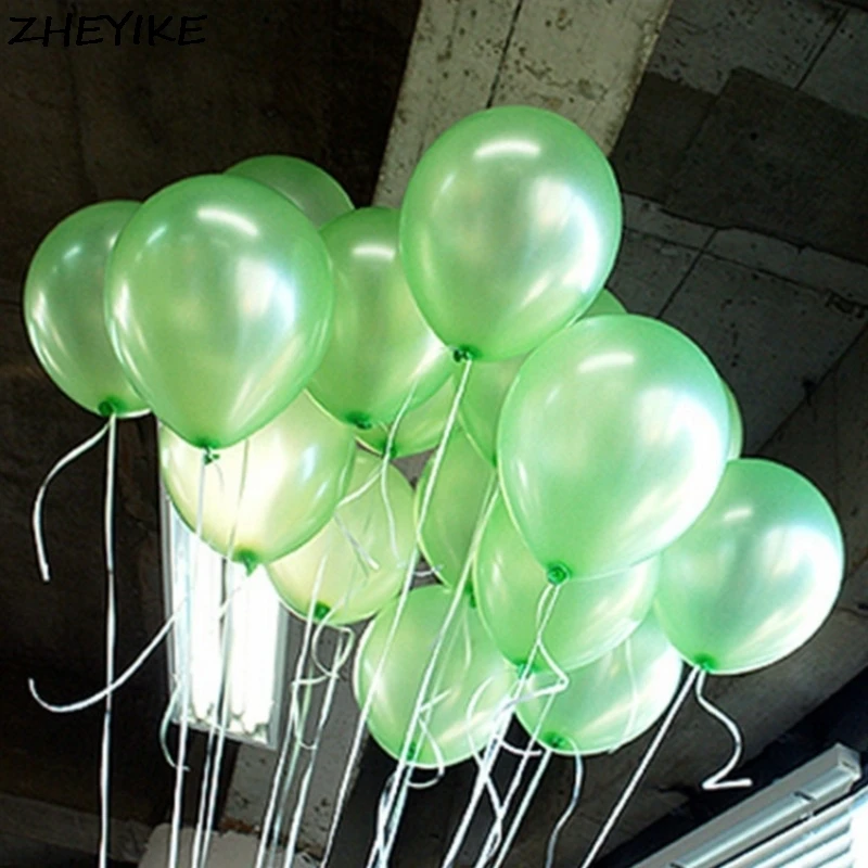 ZHEYIKE Ballonnen brumiloft жемчуг латексные воздушные шары Свадебный декор надувной