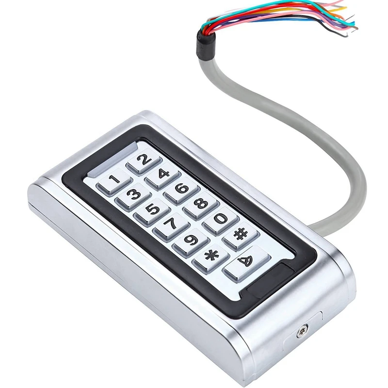 Id Waterproof Ip68 Metal Case Stand-Alone Access Control Keypad With Wiegand 26 Bit Interface For 125Khz Rfid Card            #8