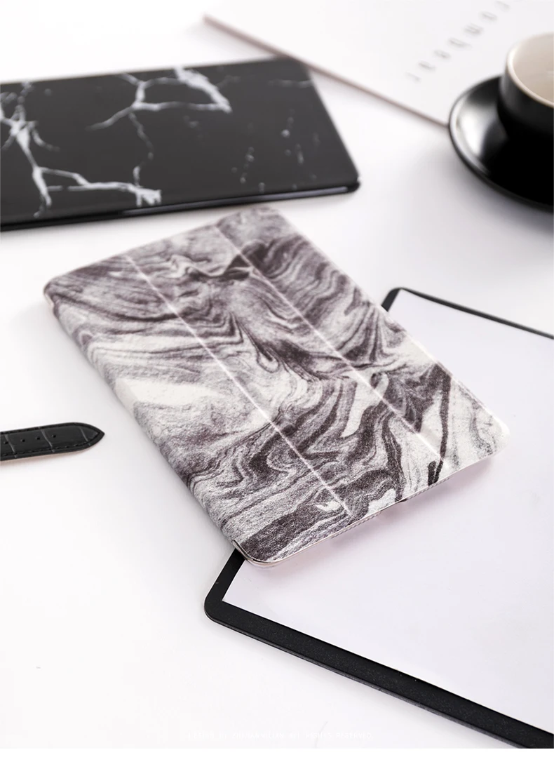 BLACK Marble Magnet Flip Cover For iPad Pro 9.7 Air 10.5 11 10.2 12.9 Mini 2 3 4 5 Tablet Case For ipad 9.7 5th 6th 7th gen