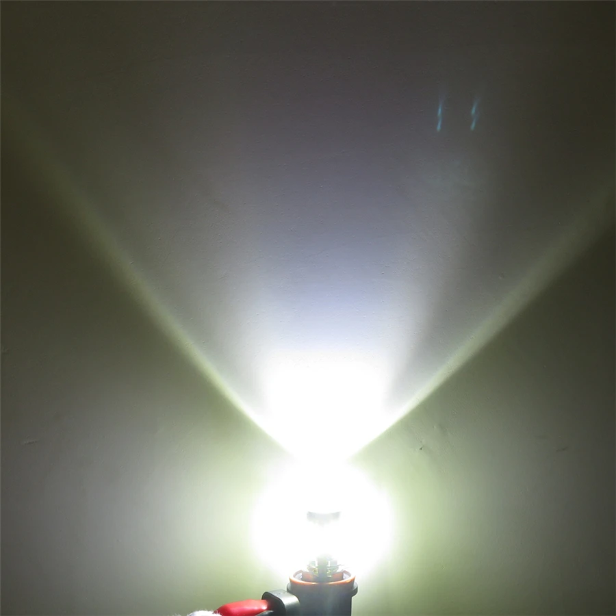 Luzes de Circulação Lâmpada de Luz de Condução Wljh Branco Brilhante 6000 k h8 H11 Luz Led Fog Lâmpada Drl Diurna Carro Auto Lâmpadas 2x 800lm 6 H8 H11 Luz Led Fog Lâmpada Luz