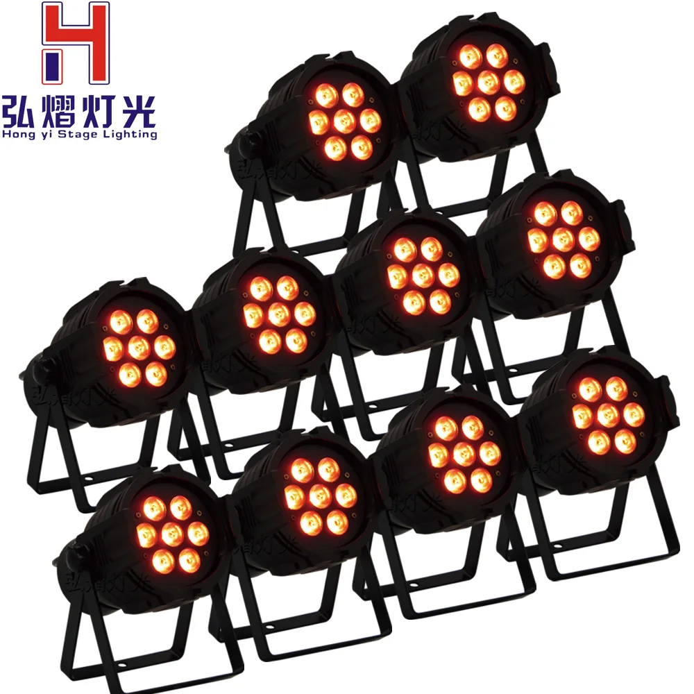 

10Pcs/Lot New 7X12W RGBW 4in1 Par LED Stage light Disco DJ Lighting DMX512