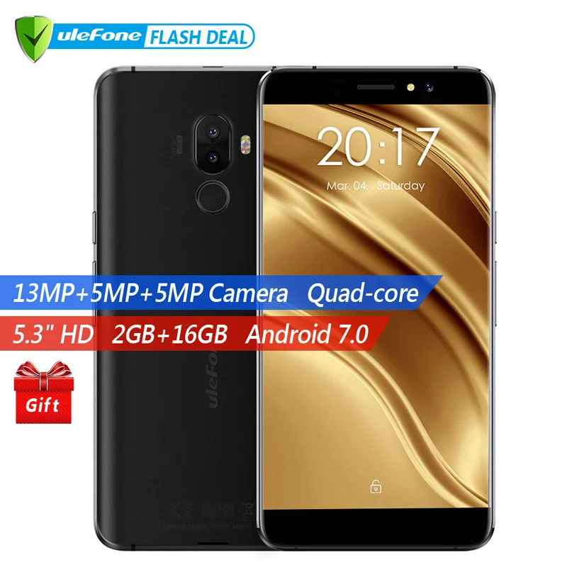bilder für Ulefone S8 Pro Dual Hinten Kameras Handy 5,3 zoll HD MTK6737 Quad Core Android 7.0 2 GB + 16 GB 13MP Fingerabdruck 4G Smartphone bilder für Ulefone S8 Pro Dual Hinten Kameras Handy 5,3 zoll HD MTK6737 Quad Core Android 7.0 2 GB + 16 GB 13MP Fingerabdruck 4G Smartphone