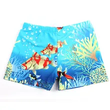 Летний костюм для купания 1 предмет купальный костюм с мультипликационным принтом для малышей и мальчиков постарше пляжные купальные шорты для мальчиков 2-5 лет