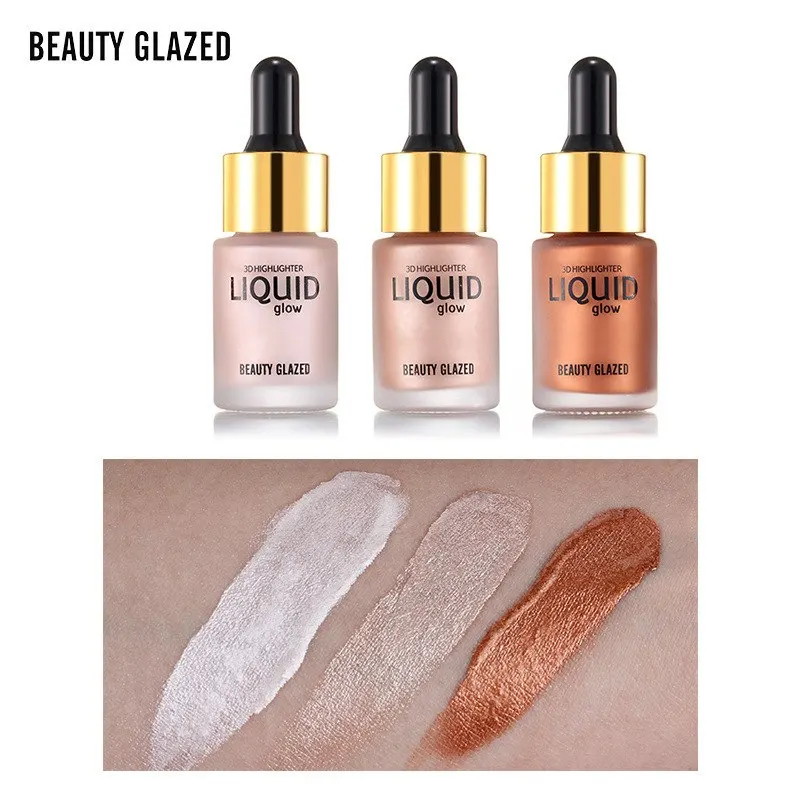 Beauty glasized Iluminador 3D Хайлайтер для лица бронзатор Осветляющий крем консилер Шиммер