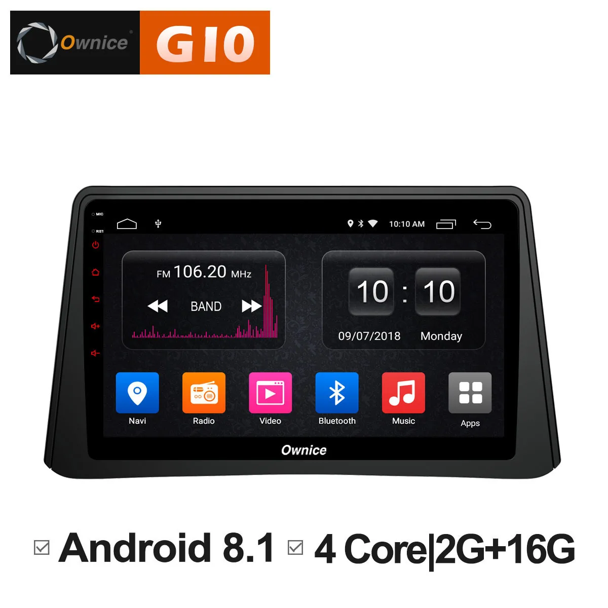 Ownice C500+ G10 для BUICK Encore 2013- android 8,1 автомобильный Радио плеер DVD GPS Navi восемь ядер 2 Гб ram 32 ГБ rom поддержка 4G - Цвет: S9261E-CB
