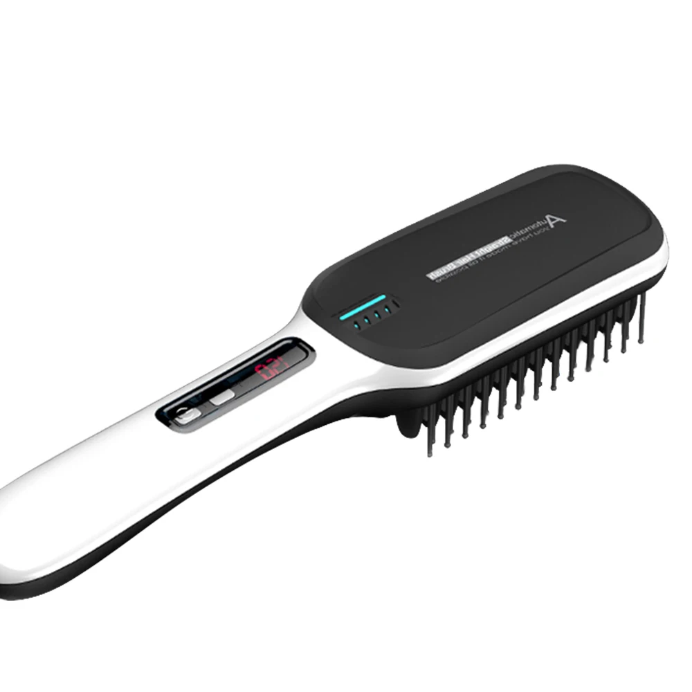 

Hair Irons Professional Fast Universal Voltage Ceramic Electric Hair Straightening Brush Styling Tool Hair Straightener