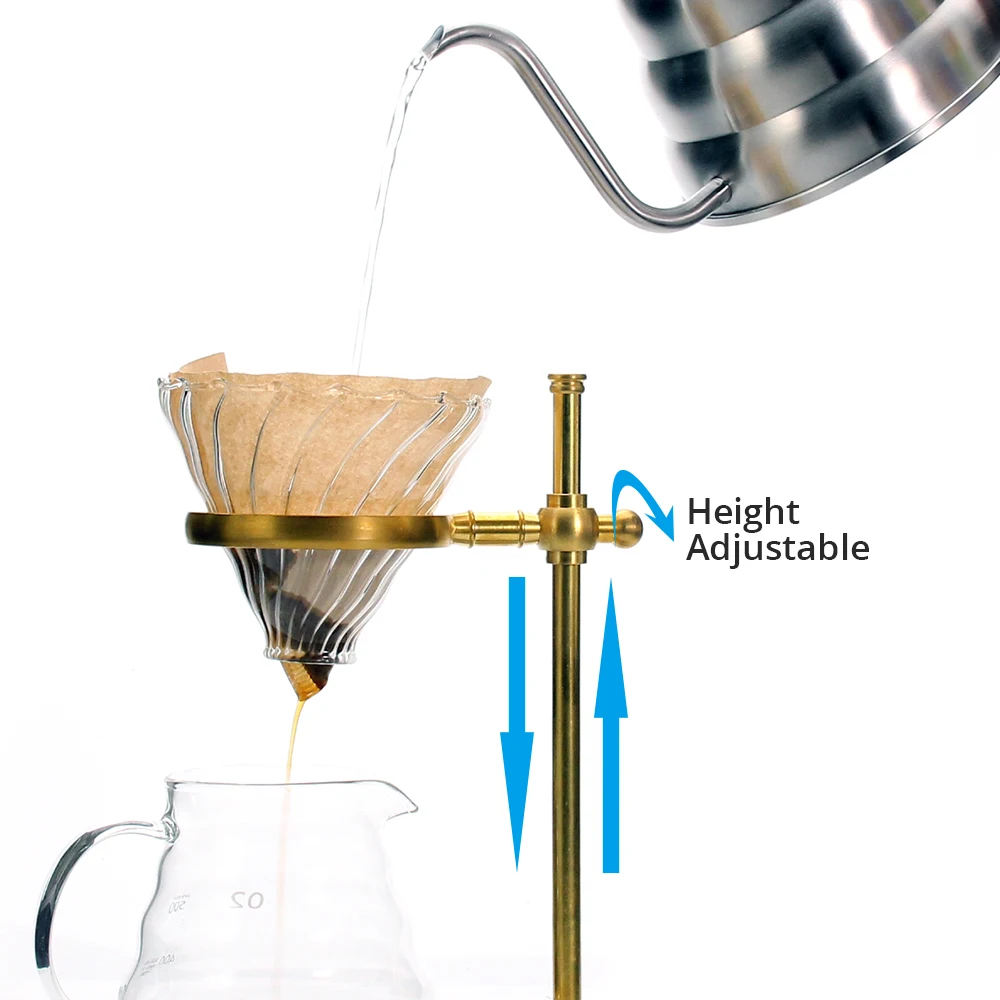 Brass Pour Over Coffee Dripper Stand