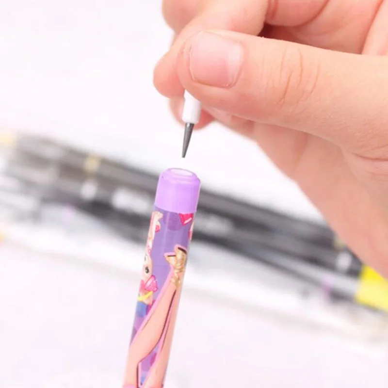 20 Pcs/lot HB Writing Pencil Cartoon Painting Pencil  for School Stationery Office Supplies Student Mechanical Pencil