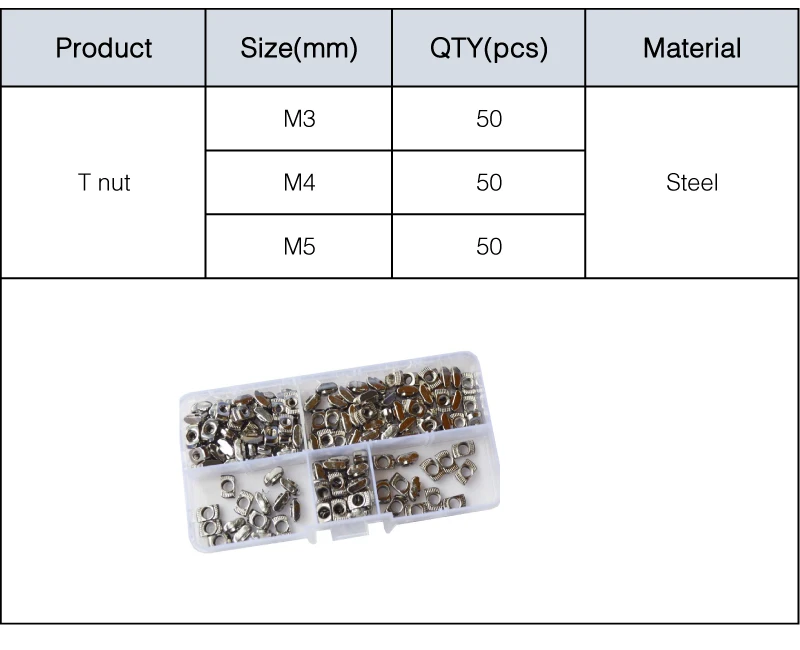 Серия слот Т-образная гайка раздвижная Т-образная гайка молоток закручивающийся соединитель алюминиевый экструзионный профиль паз Ассортимент Комплект M3 M4 M5
