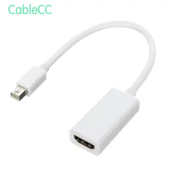 

Mini DisplayPort DP to HDMI Female 1.3 Adapter Support Audio WHITE color 20cm For Macbook