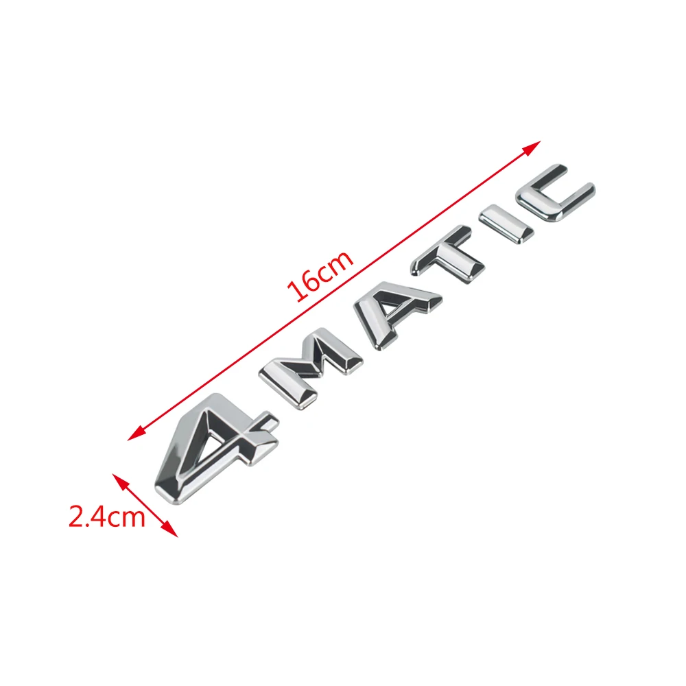 4matic буквенная эмблема багажник автомобиля Стикеры 3D ABS наклейки для Mercedes Benz SLS SLK ML320 AMG ML350 W146 R172 авто аксессуары