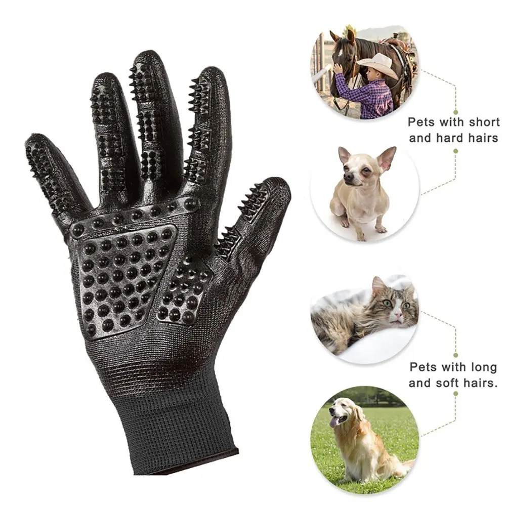 

The multi-functional grooming glove cat bath massage is made for pet grooming accessories PB029