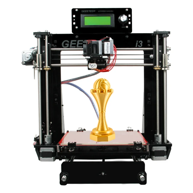 Cheap Geeetech I3 Pro B 3D Printer Acrylic Frame Newest Reprap Prusa DIY Kit Machine High Precision Impressora LCD Free