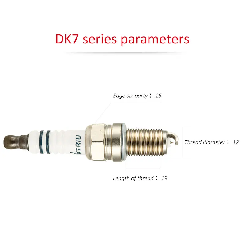 Фото 4 шт./6 шт., Свеча зажигания DCPR7EIX/IXU22/RA8WHP/DK7RTI №2