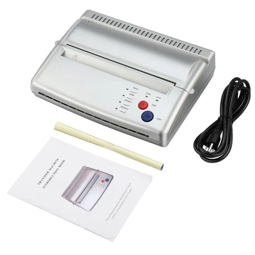 

Styling Professional Tattoo Stencil Maker Transfer Machine Flash Thermal Copier Printer Supplies EU/US Plug 2018 Selling
