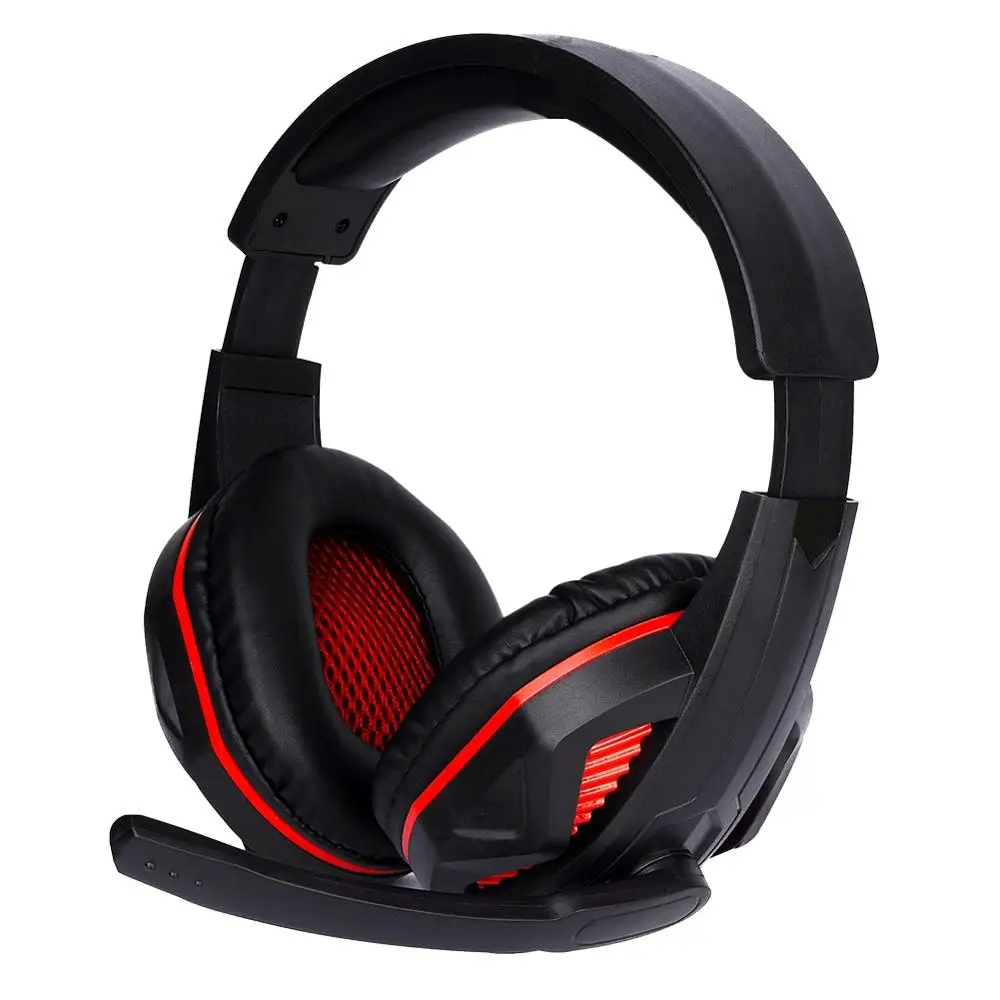 PS4 Gaming Headset Wired PC Stereo Earphones Headphones with Microphone for New Xbox One Laptop Tablet Gamer