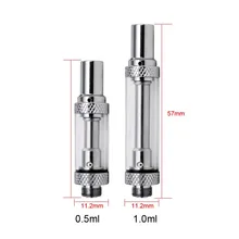 Original Cartuchos de Tanque mjtech 5S A2 510 Óleo Espesso O Pen Vape Cartucho Co2 Bobinas de Cerâmica Cartucho de Caneta Atomizador Vaporizador