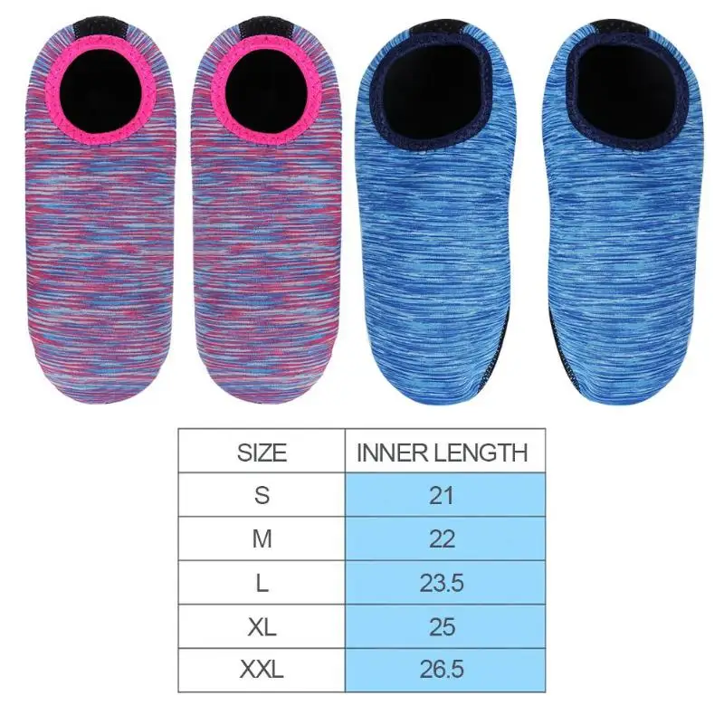 Уличная пляжная противоскользящая Водонепроницаемая акваобувь с принтом дышащая быстросохнущая носки для дайвинга пляжная обувь Сникеры для плавания для йоги носки для морского моря