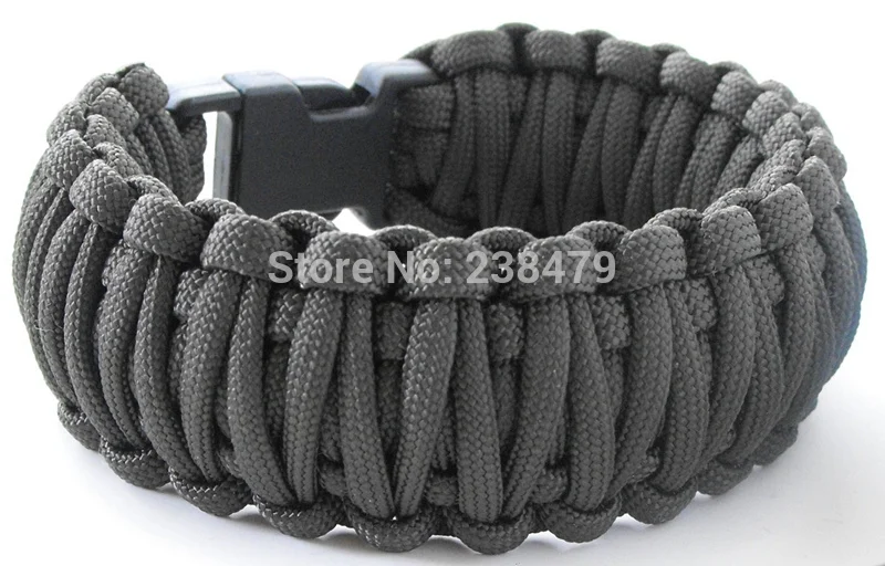 King браслет для выживания paracord(проверенный шнур на 550 фунтов)-6 размеров запястья-12 плюс цветов-переоснастка