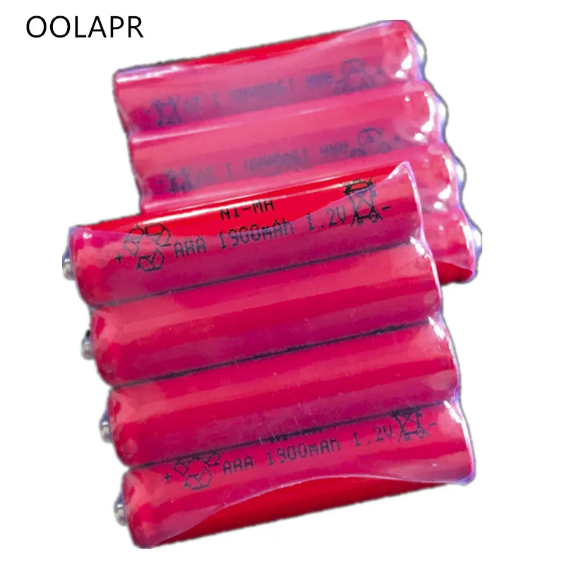 4 шт х AAA 1900mAh OOLAPR 1,2 V аккумуляторная батарея Ni-MH 1,2 V аккумуляторная батарея 3A