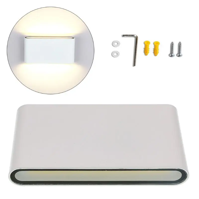 

12W Outdoor Waterproof IP65 Wall Light Indoor Decorated Sconce Modern Wall Lamp 85-265V Warm white/White Wall Light