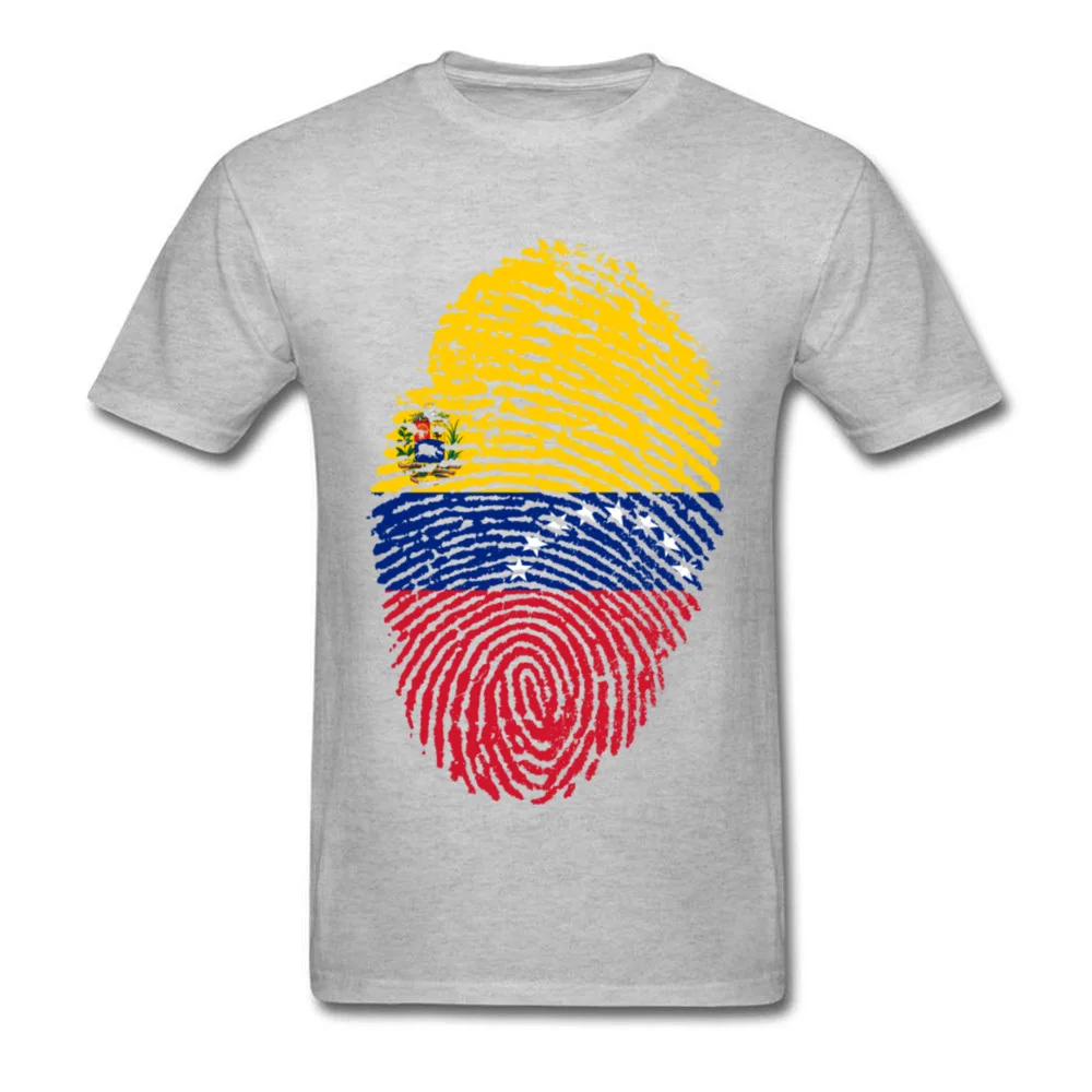 Venezuela Flag Fingerprint_grey