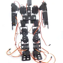 17 гуманоид dof Biped ходячий робот алюминиевый сплав кронштейн высокий крутящий момент сервопривод для DIY робот, демонстрация, программирование, обучение RC игрушка