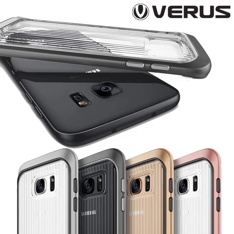 original verus for samsung galaxy s7 s7 edge premium frame clear tpu hybrid shockproof original verus for samsung galaxy s7 s7 edge premium frame clear tpu hybrid shockproof
