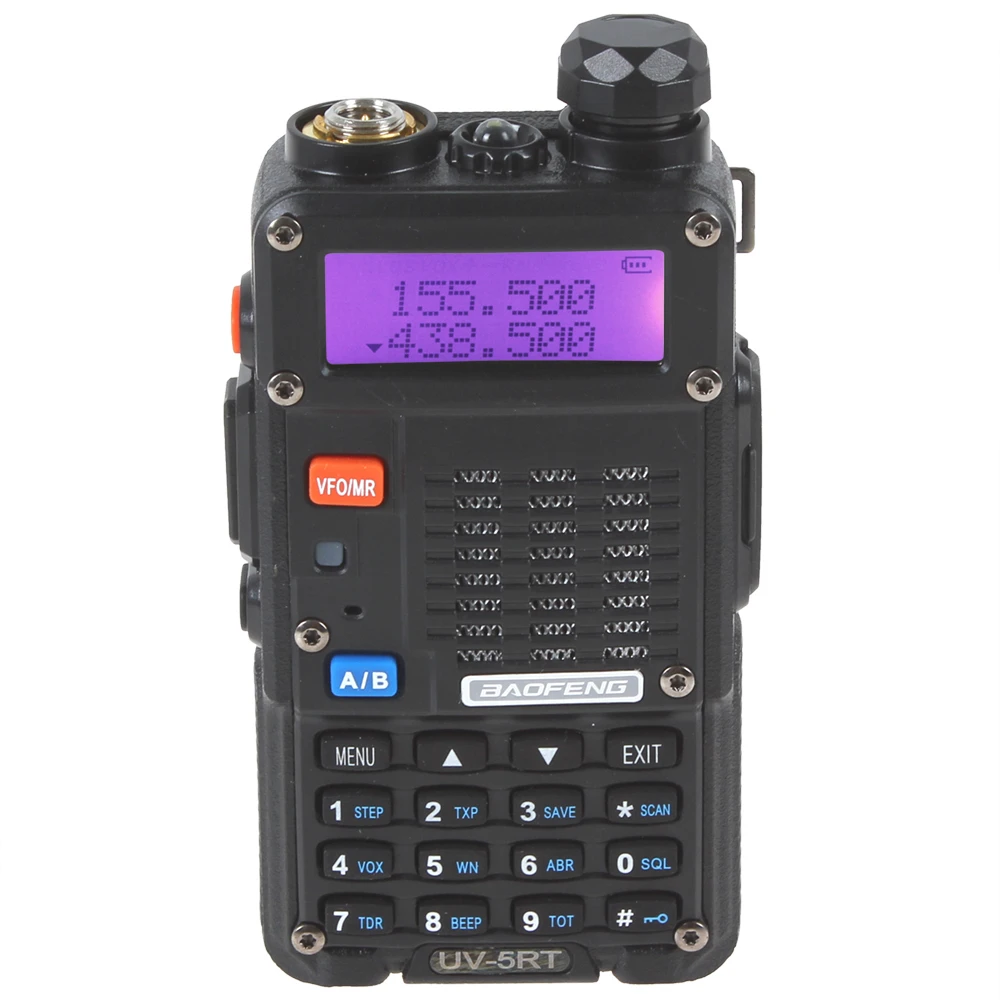 Baofeng UV-5RT Advanced двухстороннее радио с перезаряжаемой 1800MAh литий-ионной батареей UHF VHF трансивер UV5R радио Comunicador
