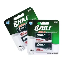 BAILI 20 шт Безопасные лезвия для бритья, бритва, точилка для бритвы, головка для бритвы из платины, нержавеющая сталь, двойной край для бороды для мужчин