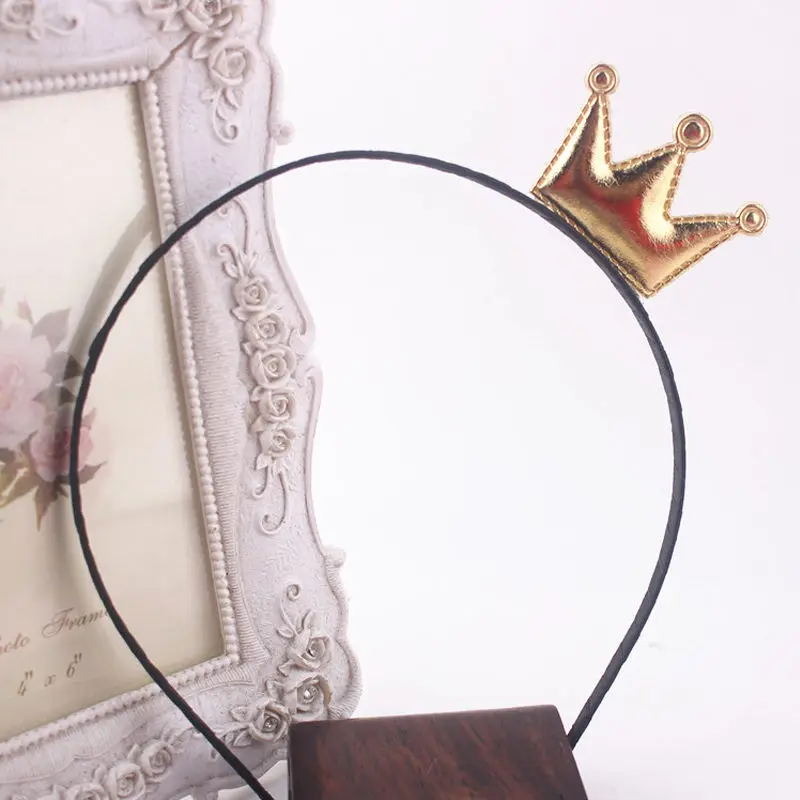 

New Children Hair Accessories Princess Tiara scrunchy Headband Baby Shiny Crown Headwear Star Crown Headband